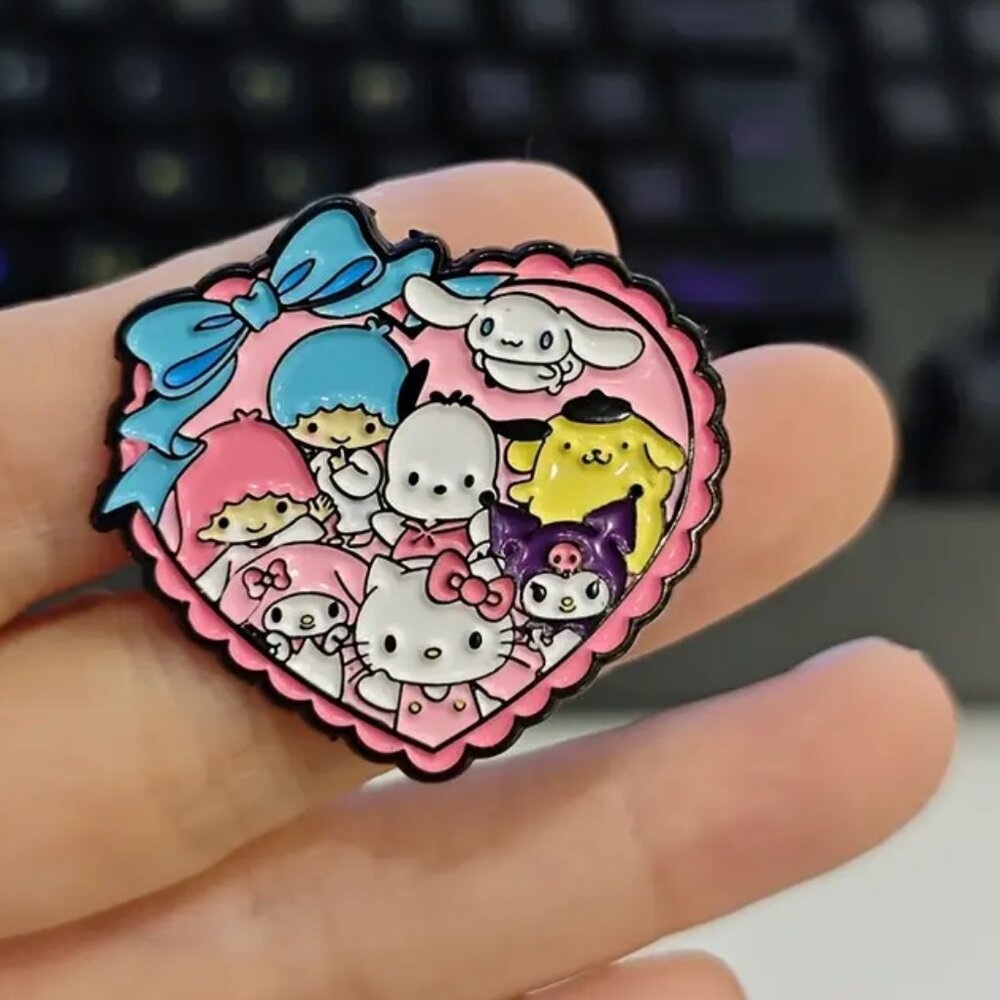HELLO KITTY‎ & Friends Enamel Lapel Pin Brooch (BRAND-NEW & SUPER CUTE!)